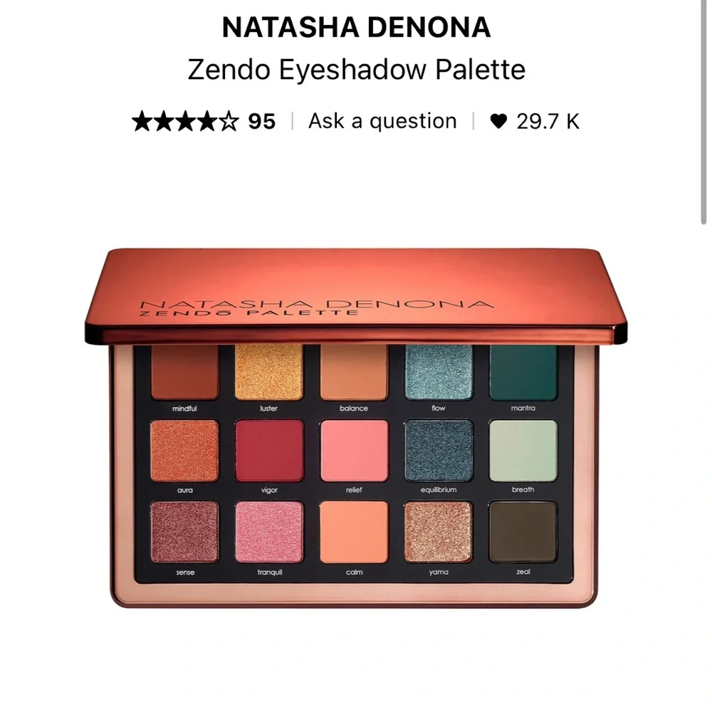 BNIB Natasha denona zendo palette - Picture 1 of 2